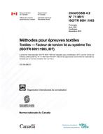 CAN/CGSB 4.2 NO. 71-M91/ISO/TR 8091:1983 (R2012)