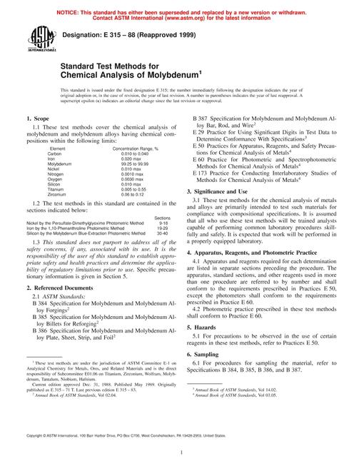 ASTM E315-88(1999)