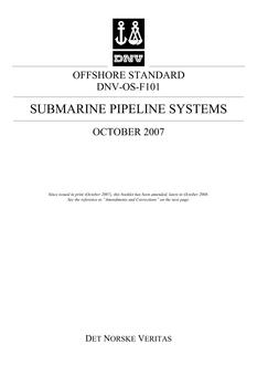 DNV DNV-OS-F101