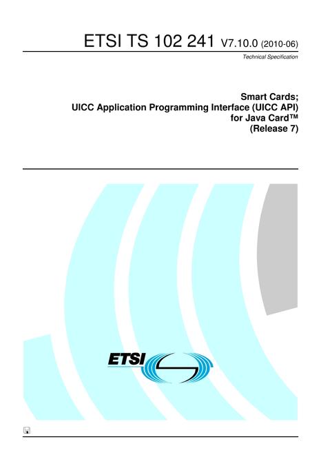 ETSI TS 102 241