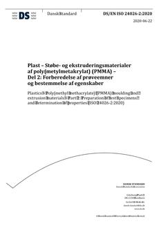 DANSK DS/EN ISO 24026-2