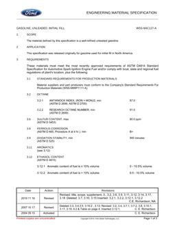FORD WSS-M4C127-A