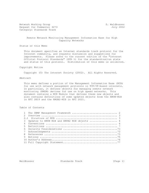 IETF RFC 3273