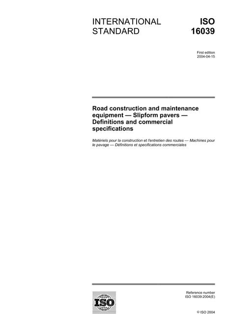 ISO 16039:2004
