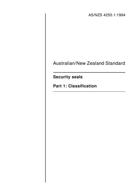 AS/NZS 4255.1:1994