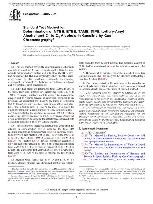 ASTM D4815-22