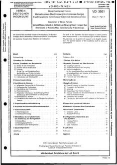 VDI VDI 3861 BLATT 1