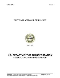 FAA FO 8110.49