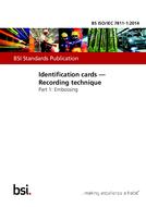 BS ISO/IEC 7811-1:2014