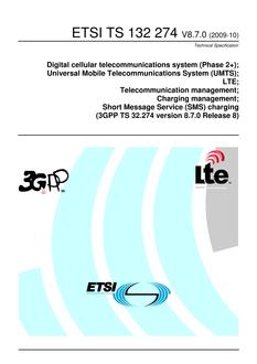 ETSI TS 132 274