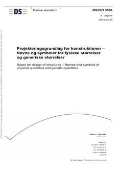 DANSK DS/ISO 3898