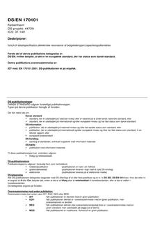 DANSK DS/EN 170101