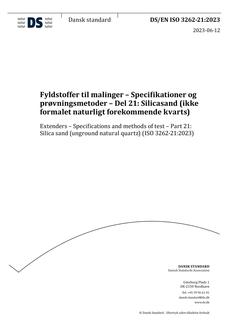 DANSK DS/EN ISO 3262-21