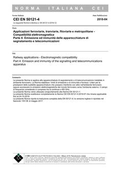 CEI EN 50121-4
