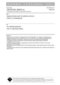 CEI EN IEC 60974-11