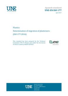 AENOR UNE-EN ISO 177