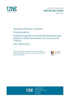 AENOR UNE-EN ISO 22829