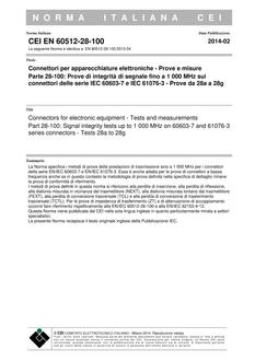 CEI EN 60512-28-100