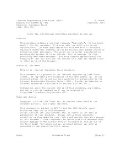 IETF RFC 7352