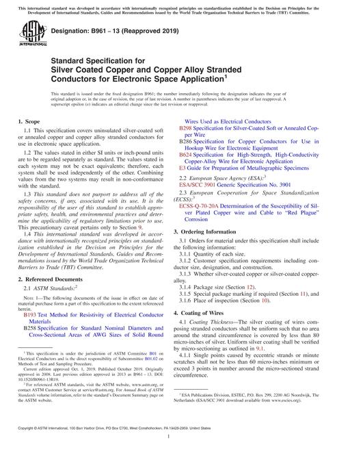 ASTM B961-13(2019)