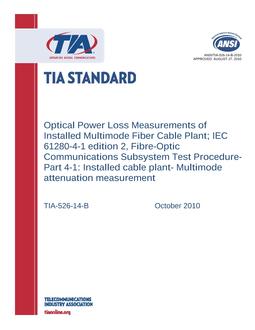 TIA ANSI/TIA-526-14-B