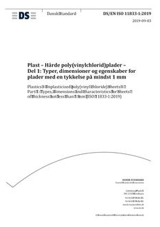 DANSK DS/EN ISO 11833-1