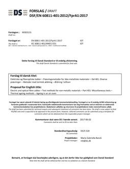 DANSK DSF/EN 60811-401/FPRA1