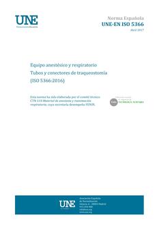 AENOR UNE-EN ISO 5366