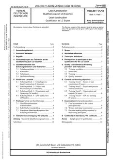 VDI VDI-MT 2553 BLATT 1