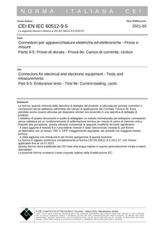 CEI EN IEC 60512-9-5