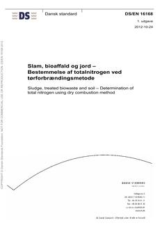 DANSK DS/EN 16168