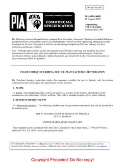 PIA PIA-STD-1480B