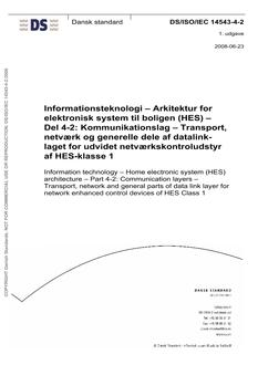 DANSK DS/ISO/IEC 14543-4-2