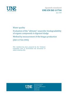 AENOR UNE-EN ISO 11734