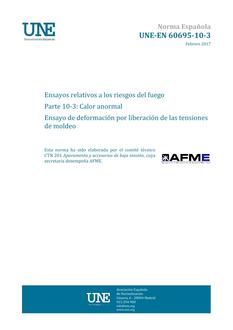 AENOR UNE-EN 60695-10-3