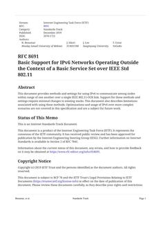 IETF RFC 8691