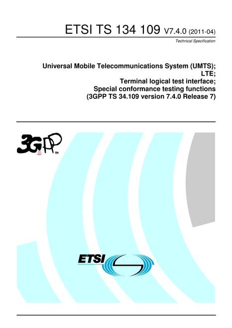 ETSI TS 134 109