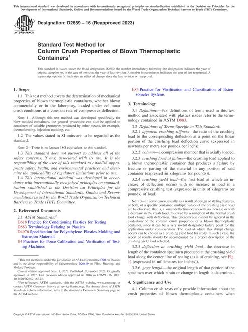 ASTM D2659-16(2023)