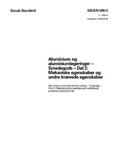 DANSK DS/EN 586-2