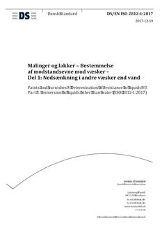 DANSK DS/EN ISO 2812-1