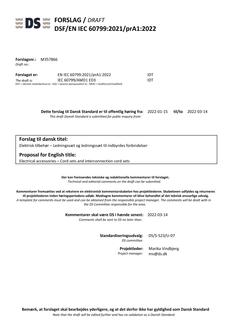 DANSK DSF/EN IEC 60799/PRA1