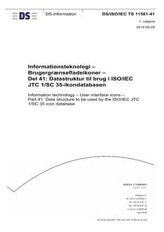 DANSK DS/ISO/IEC TS 11581-41
