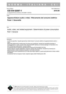 CEI EN 62087-1