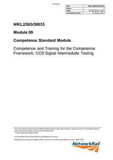 NR NR/L2/SIG/50035/MOD09 ISSUE 1