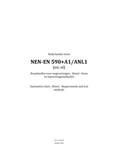 NEN NEN-EN 590+A1/ANL1