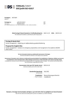 DANSK DSF/PREN ISO 41017