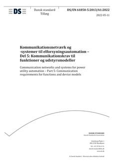 DANSK DS/EN 61850-5