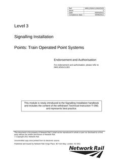 NR NR/L3/SIG/11303/2S25 ISSUE 1