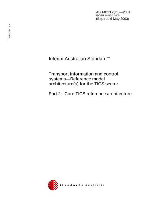 AS 14813.2(INT)-2001