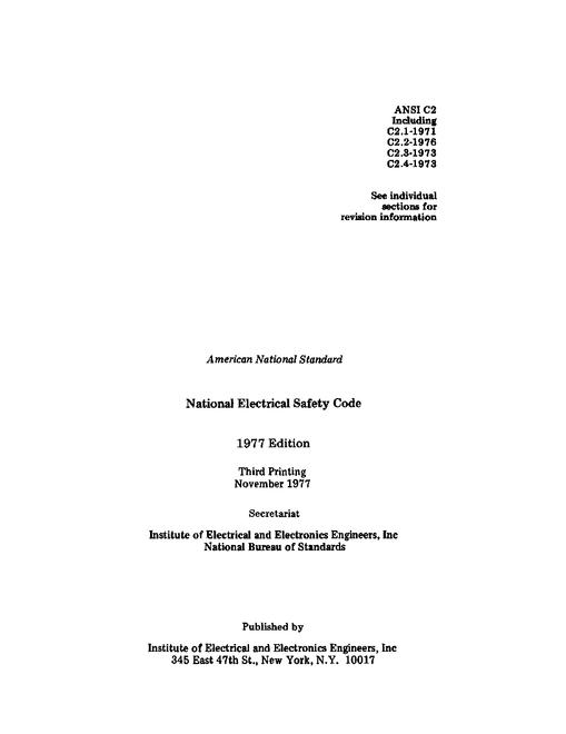 IEEE/ANSI C2-1977